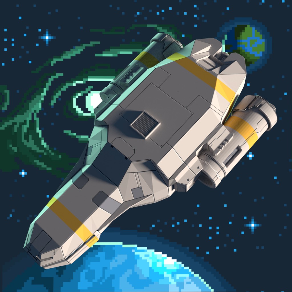 Kestrel Spaceship (faster than light) preview image 4